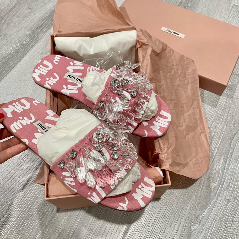 Miu miu sandals size 37